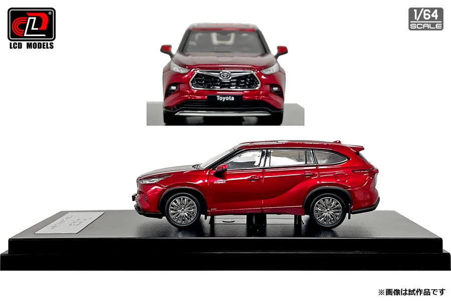ЖК-МОДЕЛИ 1/64 Toyota Highlander Красный Готовое изделие