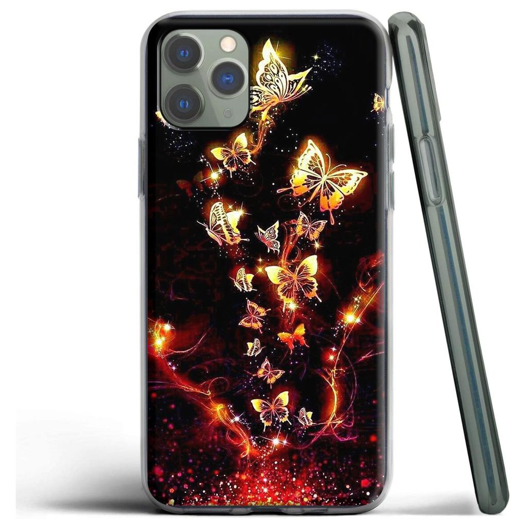 Силиконовый чехол с фантастической эстетикой бабочки для Apple iPhone 12 Mini 11 Pro SE XS X XR Max 8 7 6S 6 Plus 5S