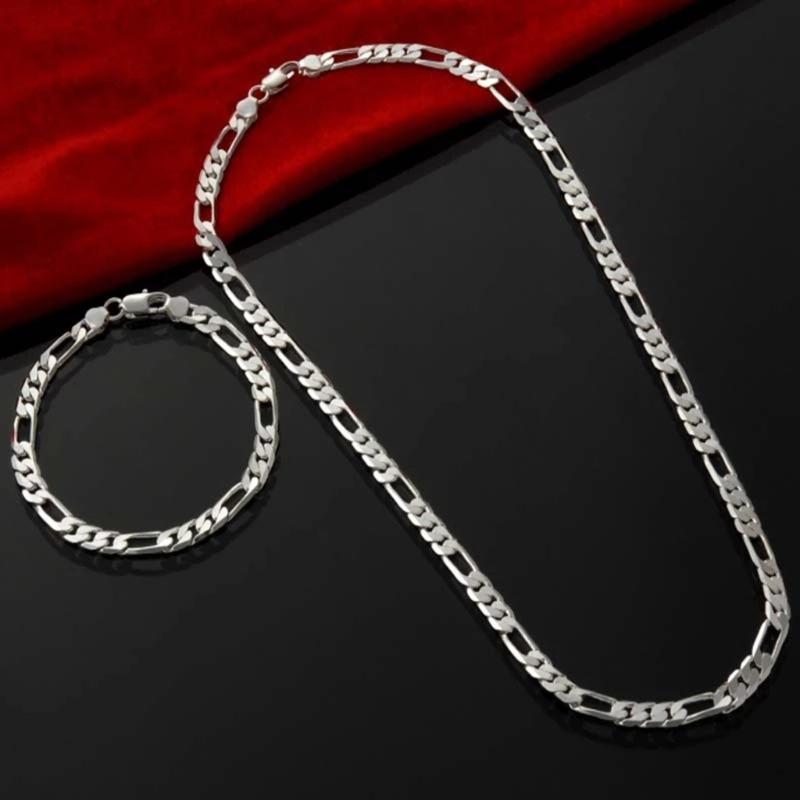 Fashionable Chain Necklace Metal Jewelry Set Metal Necklace Set Chain Link Party Accessories Chain Jewelry Metal Texture