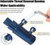 Broken Pipe Head Screw Extraction Faucet Angle Valve Broken Wire Extractor for 1/2 inch 3/4 inch Thread Removal Tools
