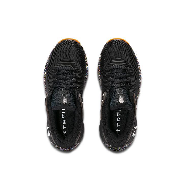 Under Armour Hovr Apex 2 Кроссовки женские для тренировок с низким верхом, амортизацией Speckle и нескользящей подошвой, черные 3024558-001