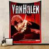 Van Halen Retrorock Band Hanging Bohemian Tapestry Hanging Tarot Hippie Wall Rugs Dorm Japanese Tapestry