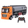 RC Oil Tanker Trailer Toy 9CH Musical Alloy Educational Открывающаяся дверь Дистанционное управление Грузовик Топливо