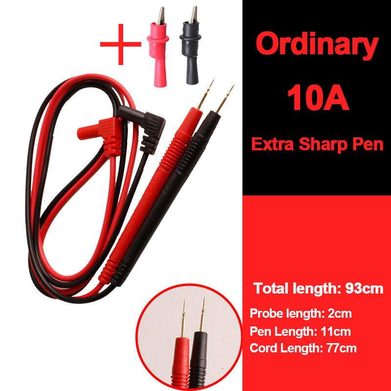 1000 В 20 А позолоченная ручка-мультиметр силиконовая антифриз термостойкая тестовая ручка съемная головка из нержавеющей стали для тестера