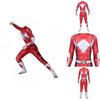 Vibrant Power Rangers Bodysuit Spandex Cosplay Costume For Unisex Kids And Adults