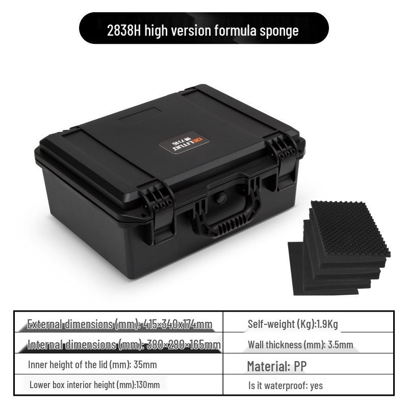 Пластиковый водонепроницаемый ударопрочный защитный бокс для камеры и оборудования