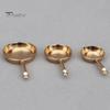 3Pcs 1:12 Scale Dollhouse Frypan Miniature Cooking Pot Compact Frying Pans for Dollhouse Kitchen Decoration