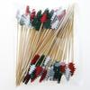 100PCS Christmas Tree Shaped Drink Cocktail Picks Appetizer Fruit Cupcake Pocks Festival Party Favors Decorations