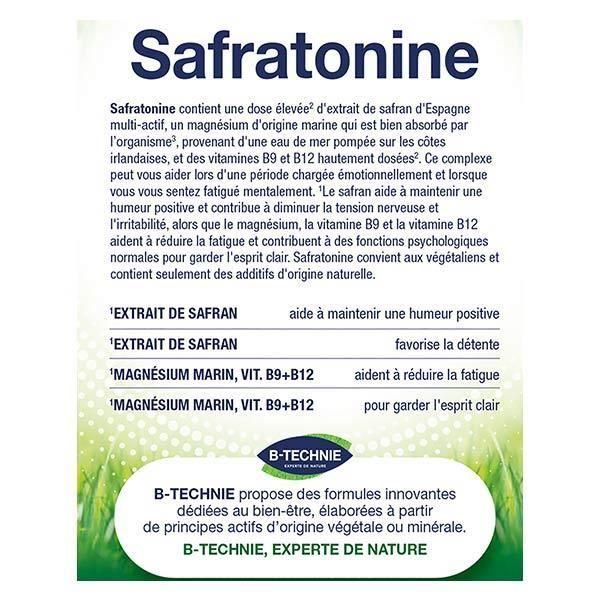 B-Technie Safratonine Safran 30mg 30 Capsules