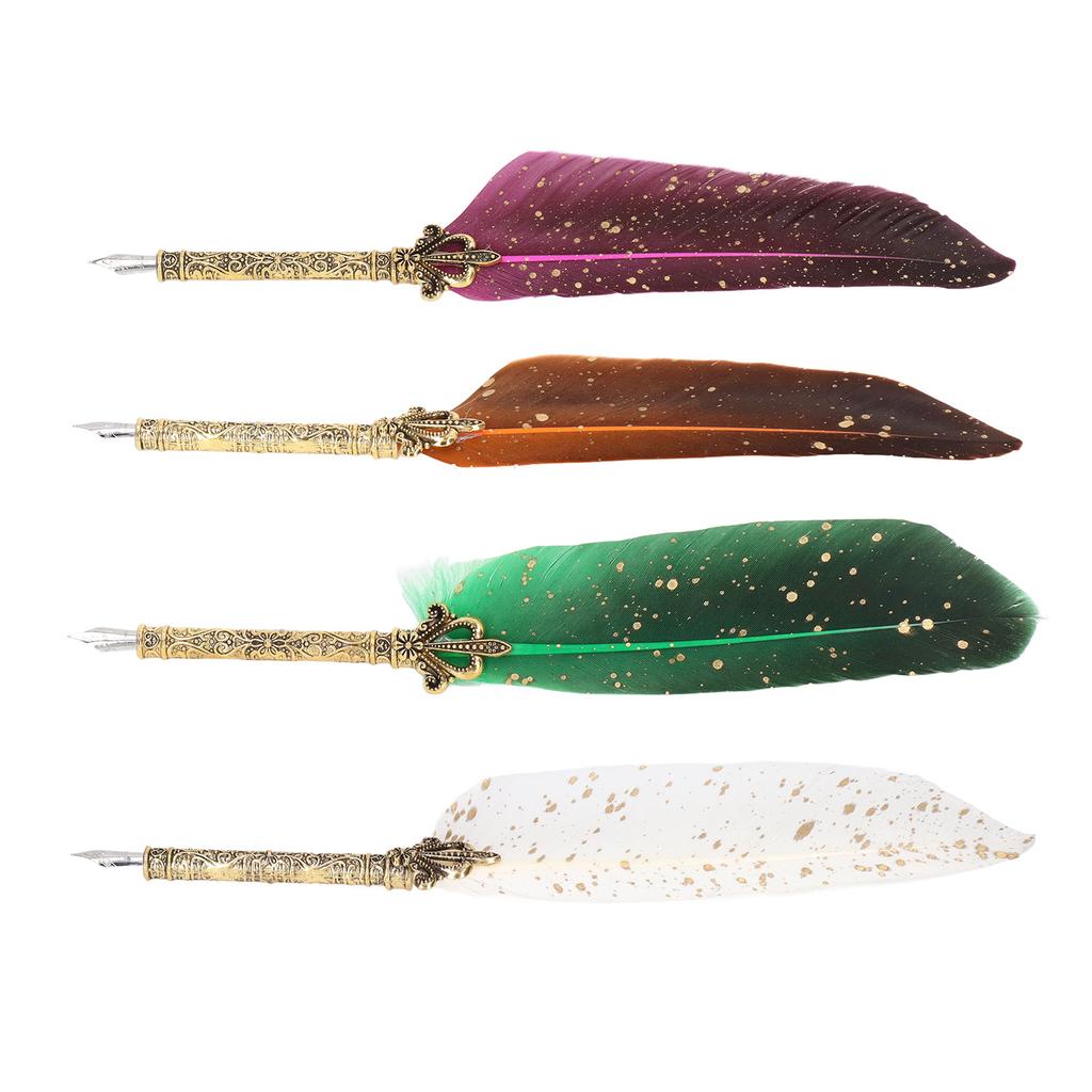  Набор ручек с 10 сменными перьями, огнеупорный лак, восковая ручка для открывания писем, пустая бутылочка