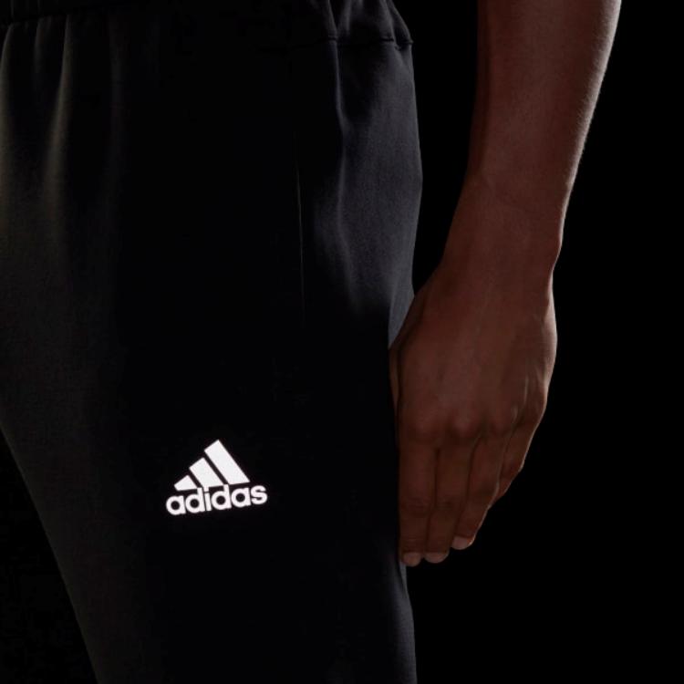 adidas Однотонные спортивные повседневные брюки со шнуровкой для тренировок, мужские брюки черного цвета GL5694