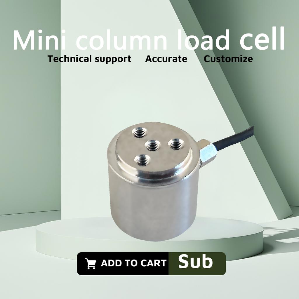 BENGBUZZYQ 0-200kg Button Load Cell Weight Sensor 2.0mV/V High Precision Compression Force Transducer for Industrial Use