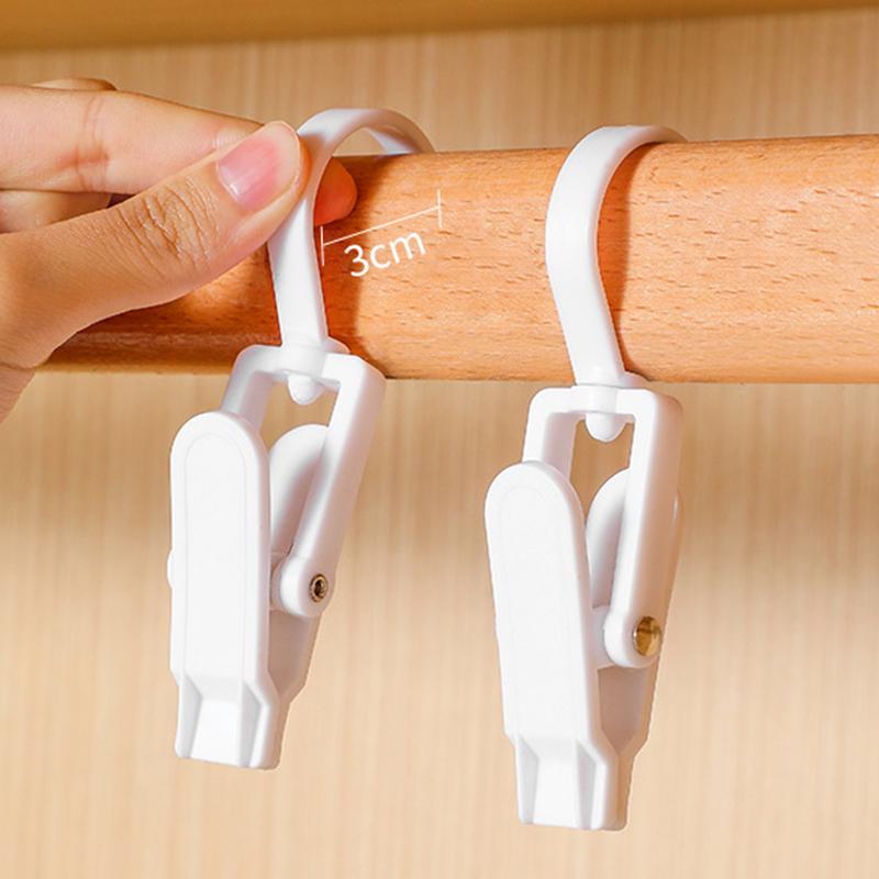 Популярный шкафчик для шляп, носков, уличной одежды, крючки для демонстрации, портативный держатель для полотенец, ветрозащитный зажим, многоцелевые крючки для хранения, полезные, модные, вращающиеся на 360 °