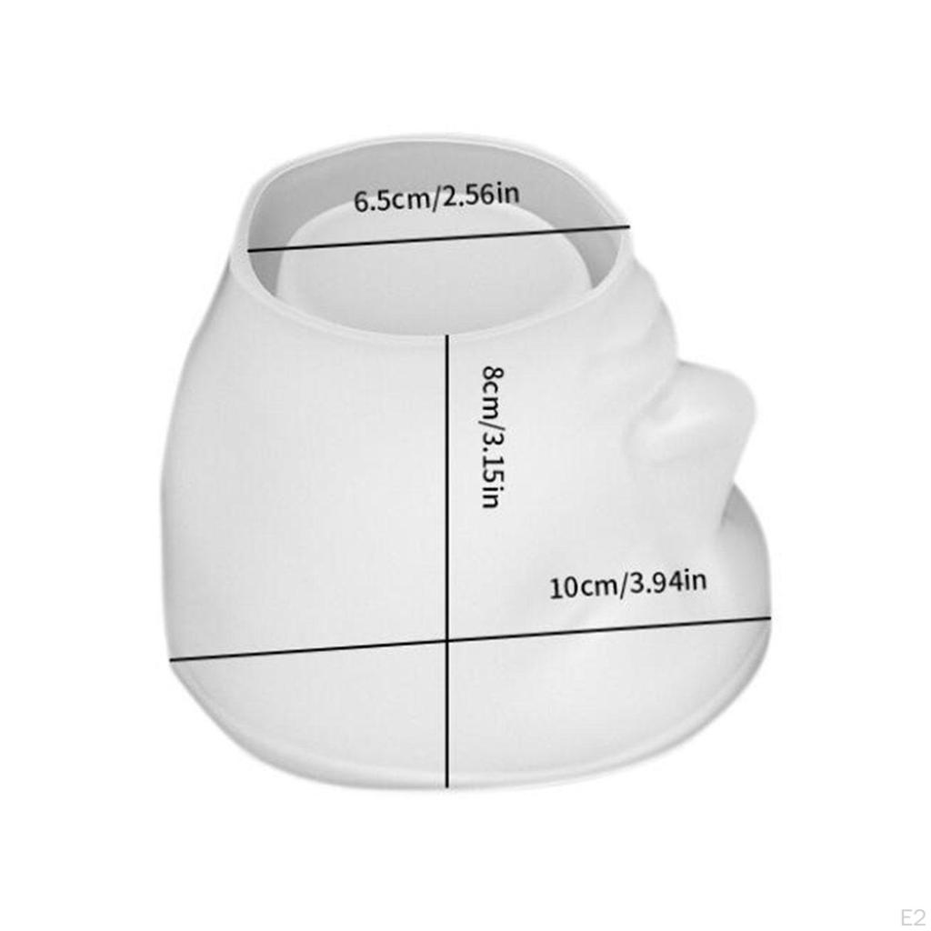 Абстрактное человеческое лицо, силиконовая модель, чашка для свечей, контейнер для хранения, поднос, подставка, глина