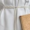 Temperament Elegant Waist Belt 100cm Pearl Belt Fashion Pearl Waist Chains  Girls Dress Strap
