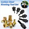 60/70 PCS Threaded Rivnut Kit Rustproof Threaded Insert Tool  Furniture Decoration