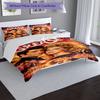 Grease Romance Design Bed Bedding Set 1 Duvet Cover + 2 Pillowcases Soft Breathable Household Bed Linens