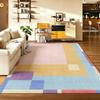 Nordic Style Living Room Decoration Large Carpet Dopamine Color Rugs for Bedroom Washable Lounge Floor Mat Anti-slip Bedside Rug