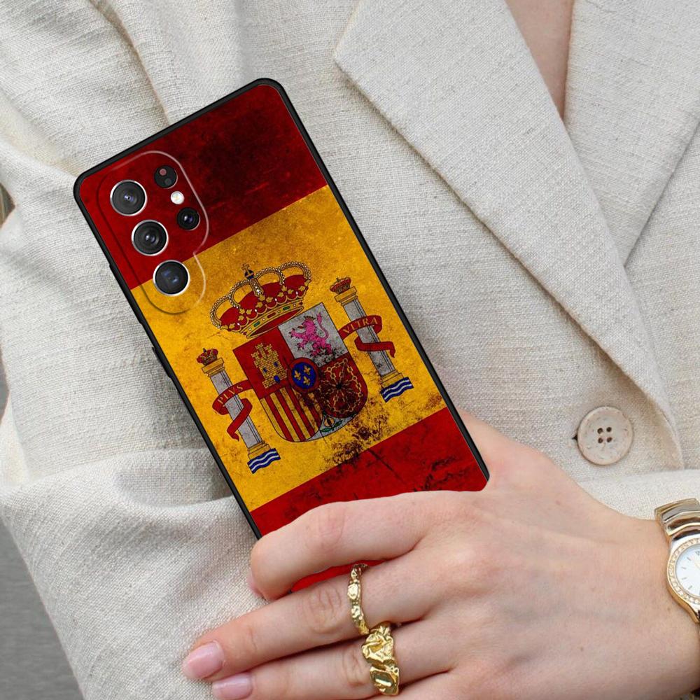 Чехол для телефона с гербом Испании для Samsung Galaxy S26 Ultra S25 S24 S23 S22 S21 S20 Note10