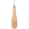 Rhombus Awl Steel Cone Punching Leather Tool Beech Handle Diamond Point Awl Less Than Br More Than (5-6mm )