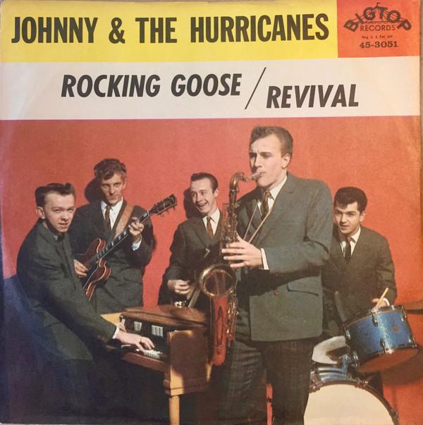7-дюймовая пластинка JOHNNY THE HURRICANES Rocking Goose Revival 453051 Bigtop 1960 США Рок Б/у