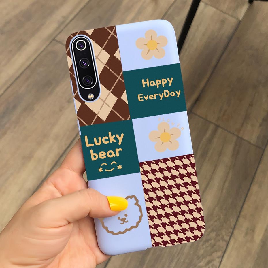 Lovely Printing Jelly Phone Case For Xiaomi Mi 9 SE Mi9 Soft Silicone TPU Back Cover For Xiaomi Mi 9 Lite Mi 9SE 9 SE Bumper