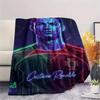 1PC CR7 Cristiano Ronaldo Patterned Flannel Blanket Suitable For All Seasons for Home Decor Warmth and Comfort Gifts Holiday Present
