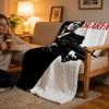 Throw High-Density Short Plush Blanket For Sofa Nap Air-Conditioned Room Soft Skin-Friendly Classic Movie Scarface