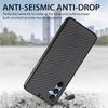 For Samsung Galaxy A16 4G/5G Case Carbon Fiber Texture PU+PC+TPU Phone Cover
