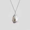 Vintage Special-Shaped Pendant Necklace Natural Baroque Pearl High-End Style Neck Jewelry Women