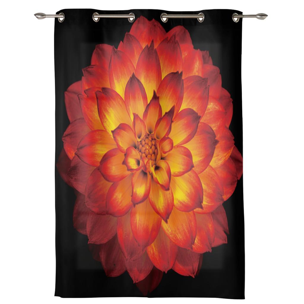 Барокко, золотые цветы, листья, великолепные оконные шторы, живописные шторы для гостиной, декоративные предметы для гостиной