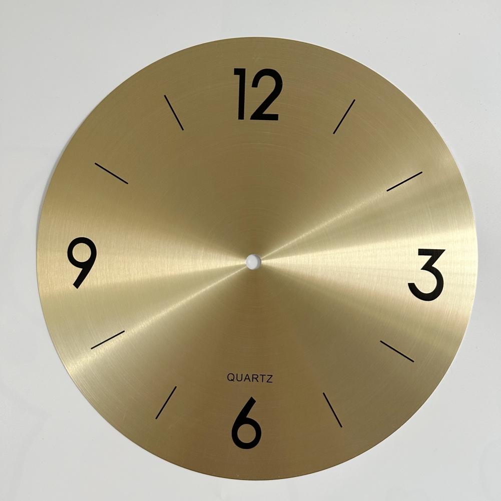 Practical High Quality Clock Dial Face Clock Arabic Numeral DIY Home Decoration Quartz Wall Clocks 11.14inch Aluminium