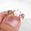 Новые корейские модные женские кольца на палец с круглым имитацией опала, нежное стильное женское кольцо для вечеринки, эффектные ювелирные изделия