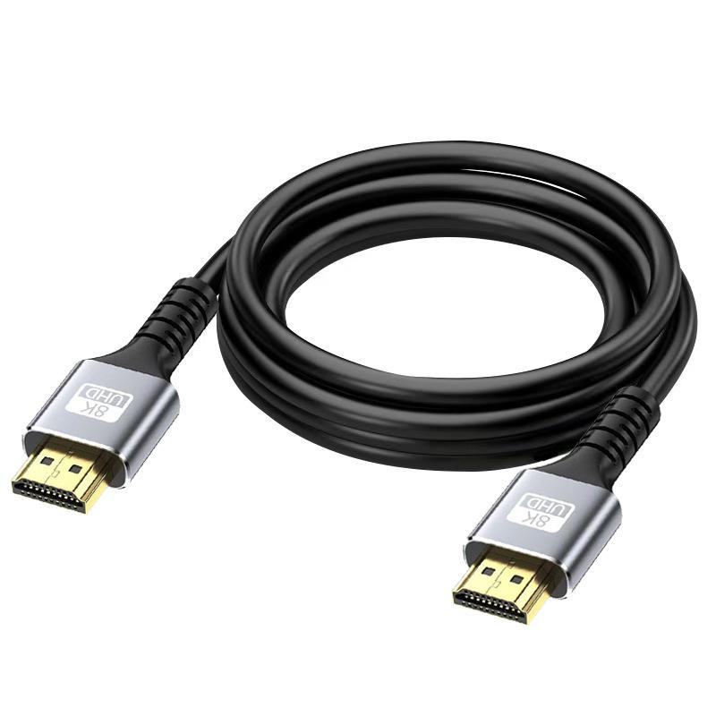 Кабель HDMI 2.1 8K высокой четкости для подключения телевизора, монитора, проектора и компьютера