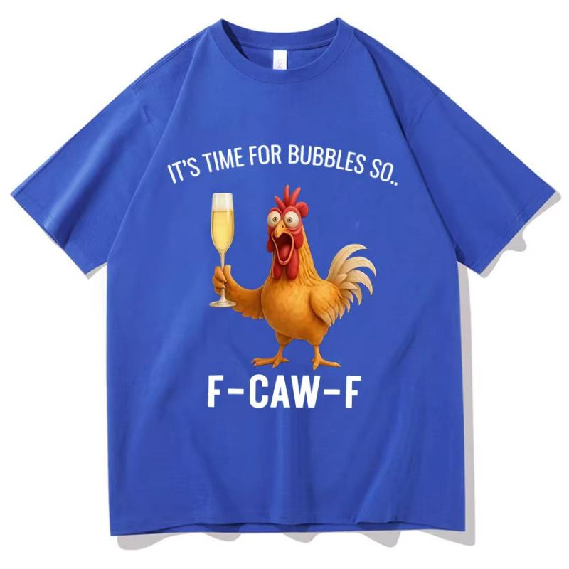 Tide Tee Смешная F-Caw-F Пивная Футболка Мем Мужская Летняя Повседневная Футболка Оверсайз Высокое Качество Модные Графические Короткий Рукав