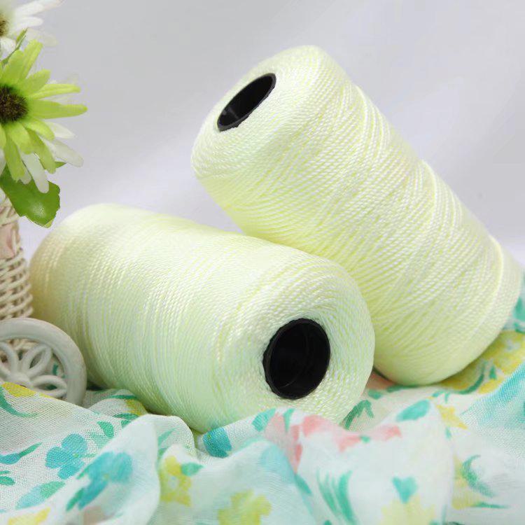 Ice Hemp Yarn: 3-Strand Hand-Woven Crochet DIY Kit