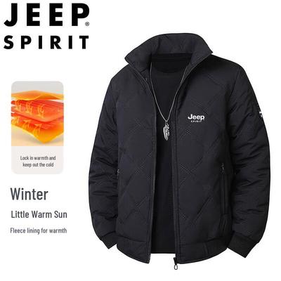 Мужская утепленная зимняя куртка JEEP SPIRIT со стойкой