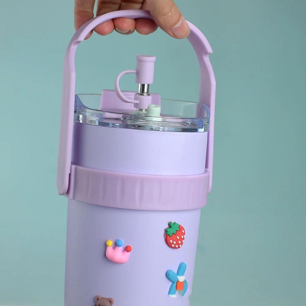 316 Stainless Steel Insulated Water Bottle With Straw Office Double Drink Cup  Outdoor Activities