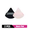 2/4/6/12/20Pcs Triangle Powder Puff Mini Face Makeup Sponge Cosmetics Soft Cotton Face Powder Puff Washable Velvet Makeup Tools
