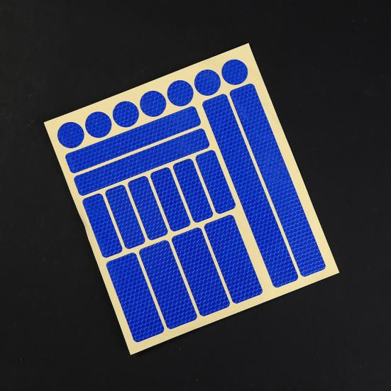 Предупреждающая наклейка для велосипеда, практичная самоклеящаяся сотовая сетка, велосипедная светоотражающая полоса, автомобильные аксессуары