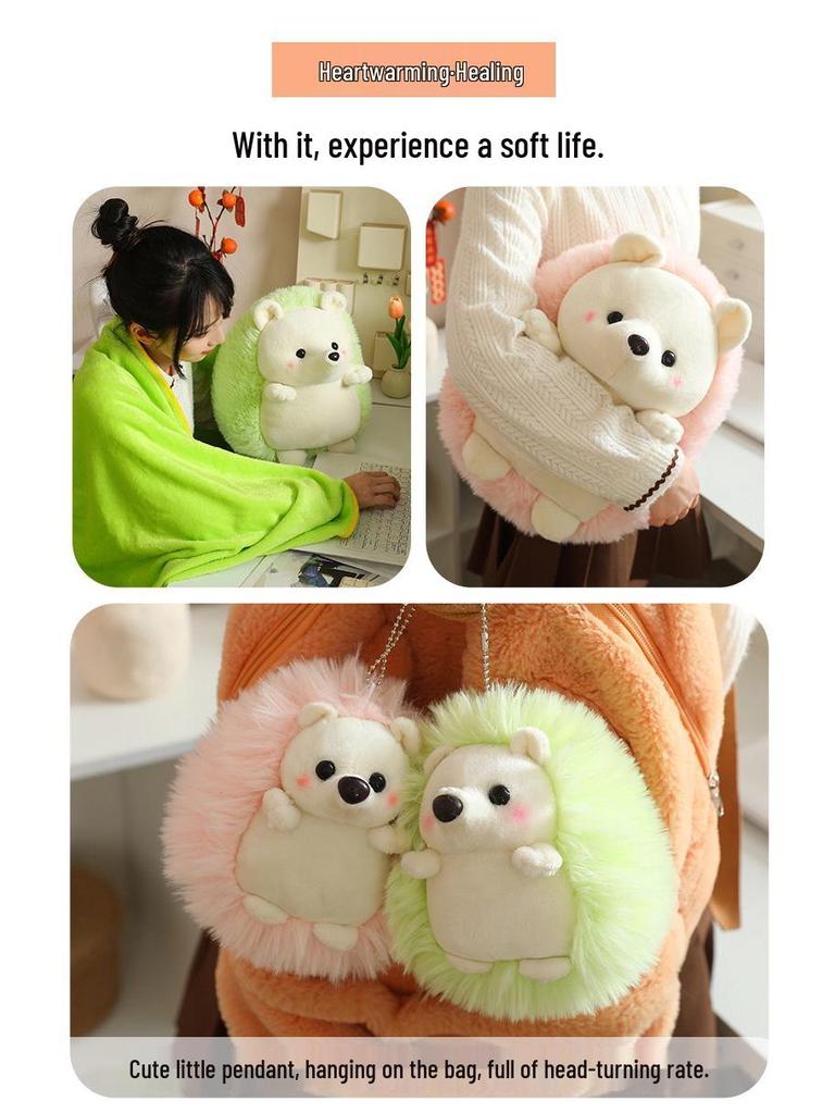 Милая плюшевая игрушка-ежик и успокаивающая кукла-подушка - Идеальный подарок на день рождения