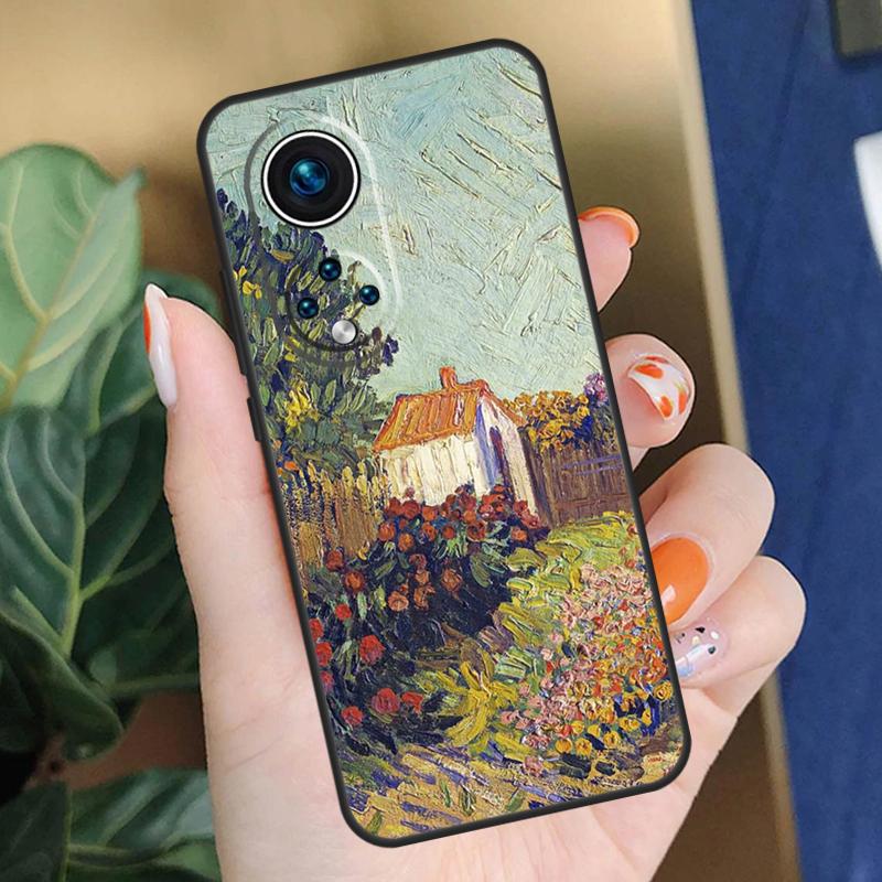 Кейс-масленная живопись Ван Гога для Honor X9c X9b X8b X9a X8a X8 X9 50 70 90 Lite Honor 200 Pro Magic 7 5 6 Lite Чехол