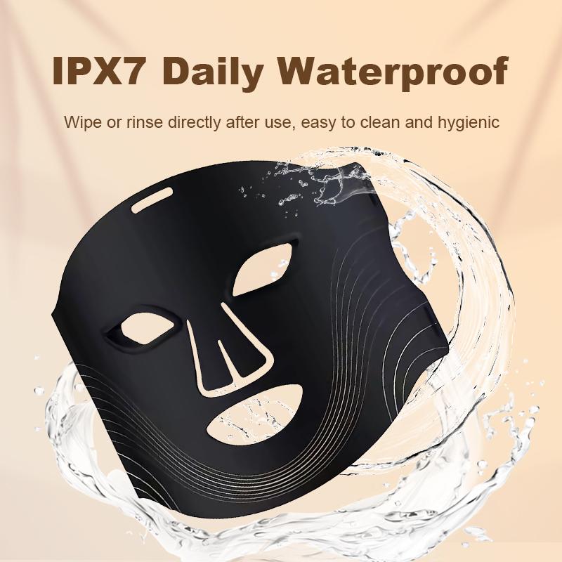 Whatnot 4 Modes Portable LED Face Mask Intelligent Timing Wireless LED Facial Anti Wrinkle Compact Beauty Mask for Travel USD