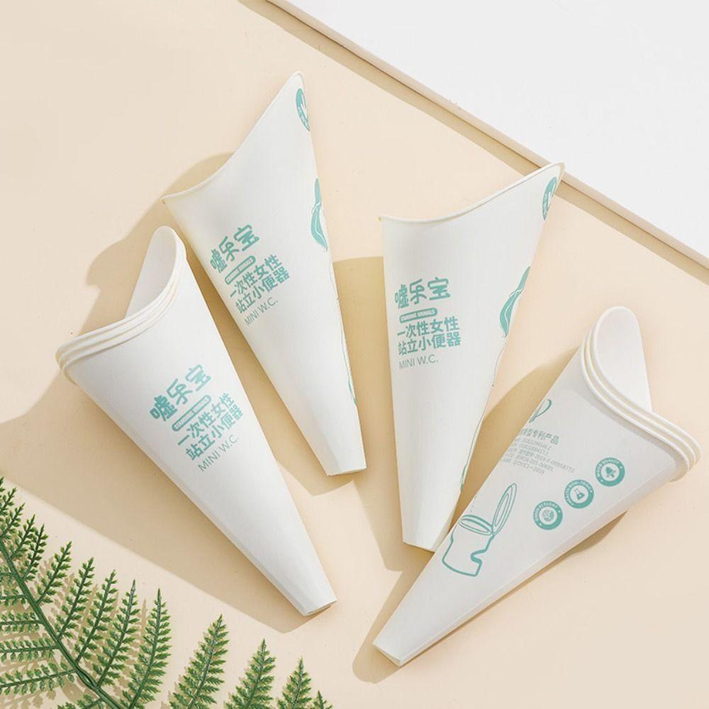 12pcs Waterproof Disposable Paper Urinal Leak-Proof Standing Pee Cup Paper Urinal Toilet Camping