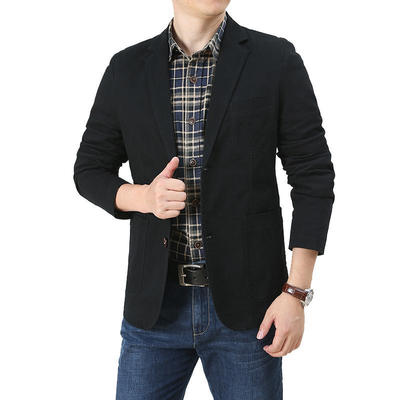Men's New Small Suit Men's Youth Autumn Business Casual Formal Wear Single Suit Jacket Clothes