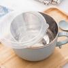 Миска для рамена с ручками для микроволновки, Ланч-бокс из нержавеющей стали, Изолированный контейнер для еды для лапши и супа, Большая вместимость, Термос для бенто