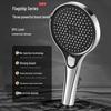 German High-Pressure Rainfall Shower Head Set - Extra Strong Water Output for Household Bathrooms