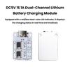 Модуль зарядки литиевых батарей DC 5V 1S 1A, двухканальный, для литиевых батарей 18650 3.7V 4.2V, двунаправленное зарядное устройство с защитой