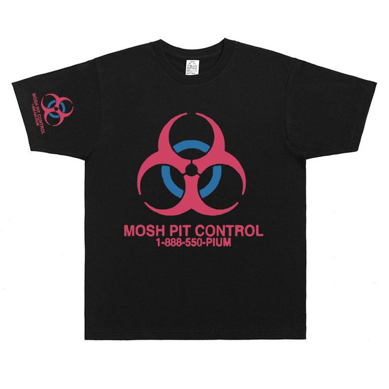Футболка Homixide Gang Mosh Pit Control Футболка с мерчем Playboi Carti Opium Футболки HXG Унисекс Женские Хип-Хоп Большие Хлопковые Футболки