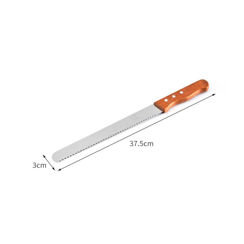 10/12/14 Inch Cake Cutting Knife Long Cutter Best Serrated Bread Knife Stainless Steel Loaf/Bread Slicer/Slicing